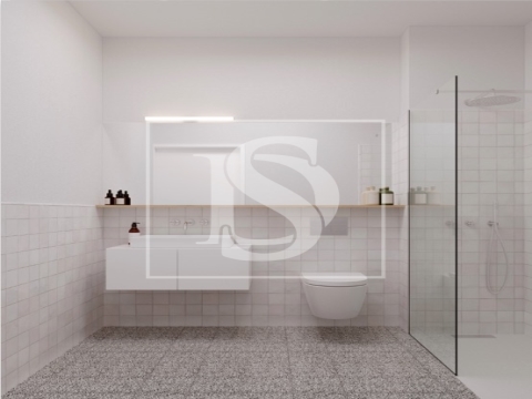 Apartamento T0 Novo c/ Terraço, junto ao mar em Leça da Palmeira