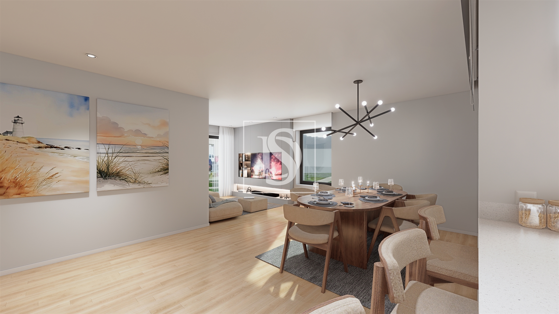 Apartamento T3, Novo, na Póvoa de Varzim